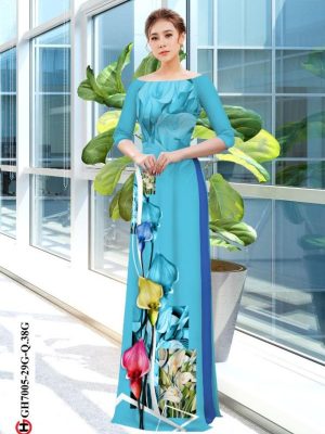 Vải áo dài hoa ly kiểu mới AD GH7005 23 1595578982 266 Vai ao dai hoa ly kieu moi AD GH7005