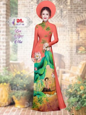 1595579874 870 Vai Ao Dai Lua Ngoc Mai Hoa Sen moi ra