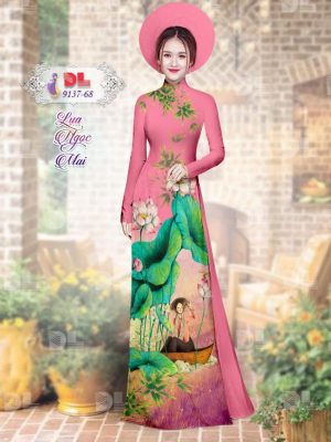 1595579875 920 Vai Ao Dai Lua Ngoc Mai Hoa Sen moi ra