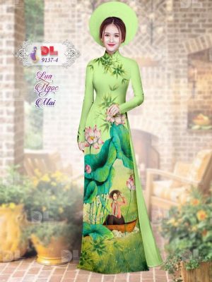 1595579876 319 Vai Ao Dai Lua Ngoc Mai Hoa Sen moi ra