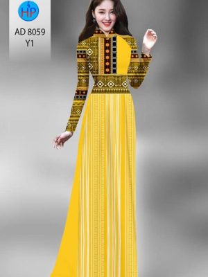 Vải áo dài hoa văn thổ cẩm thiết kế 2020 AD 8059 21 1595580470 59 Vai ao dai hoa van tho cam thiet ke 2020