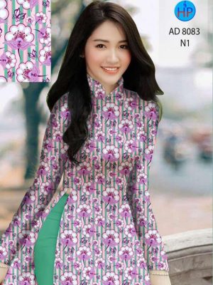 Vải áo dài hoa đều mới ra AD 8083 24 1595652457 90 Vai ao dai hoa deu moi ra AD 8083