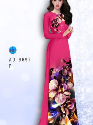 Vải áo dài hoa in 3D mới ra AD 9697 24 1595652958 372 Vai ao dai hoa in 3D moi ra AD 9697
