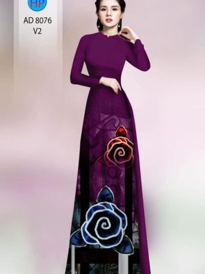 1595653205 676 Vai ao dai hoa hong kieu moi AD 8076