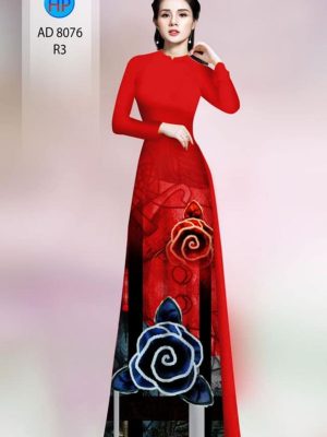 1595653206 442 Vai ao dai hoa hong kieu moi AD 8076