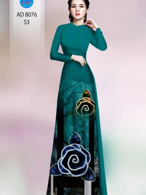1595653207 157 Vai ao dai hoa hong kieu moi AD 8076