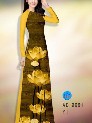 Vải áo dài hoa sen kiểu mới AD 9691 42 1595653584 553 Vai ao dai hoa sen kieu moi AD 9691