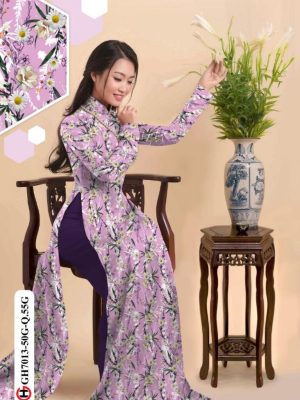 Vải áo dài hoa cúc nhí mới ra AD GH7013 18 1595655138 771 Vai ao dai hoa cuc nhi moi ra AD GH7013