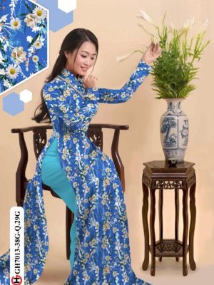 Vải áo dài hoa cúc nhí mới ra AD GH7013 22 1595655139 502 Vai ao dai hoa cuc nhi moi ra AD GH7013