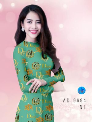 Vải áo dài in chữ Dior thiết kế 2020 AD 9694 21 1595824435 560 Vai ao dai in chu Dior thiet ke 2020 AD