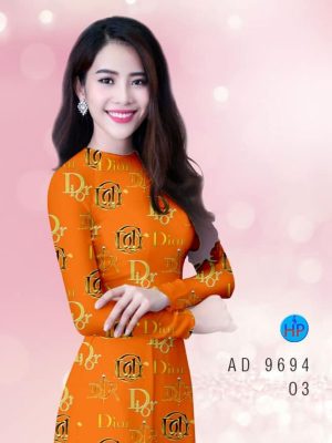 Vải áo dài in chữ Dior thiết kế 2020 AD 9694 30 1595824437 818 Vai ao dai in chu Dior thiet ke 2020 AD