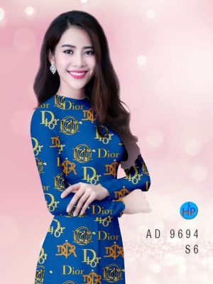Vải áo dài in chữ Dior thiết kế 2020 AD 9694 34 1595824439 184 Vai ao dai in chu Dior thiet ke 2020 AD