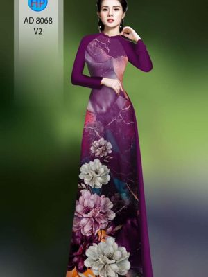 Vải áo dài hoa in 3D kiểu mới AD 8068 32 1595824691 511 Vai ao dai hoa in 3D kieu moi AD 8068