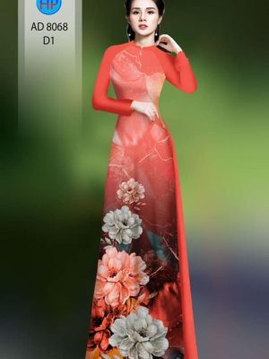 Vải áo dài hoa in 3D kiểu mới AD 8068 29 1595824691 837 Vai ao dai hoa in 3D kieu moi AD 8068