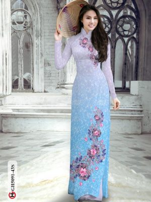Vải áo dài hoa in 3D mới ra AD GH5091 21 1595825688 983 Vai ao dai hoa in 3D moi ra AD GH5091