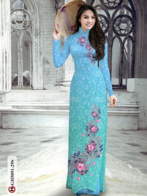 Vải áo dài hoa in 3D mới ra AD GH5091 24 1595825689 425 Vai ao dai hoa in 3D moi ra AD GH5091