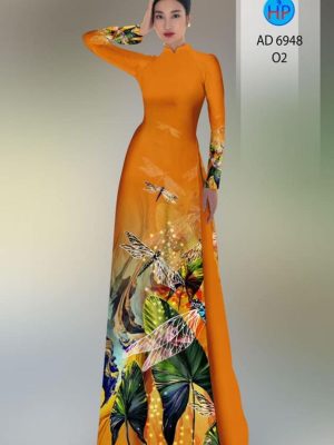 Vải áo dài hoa in 3D kiểu mới AD 6948 21 1595828189 106 Vai ao dai hoa in 3D kieu moi AD 6948