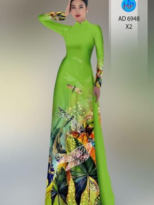 Vải áo dài hoa in 3D kiểu mới AD 6948 20 1595828189 810 Vai ao dai hoa in 3D kieu moi AD 6948