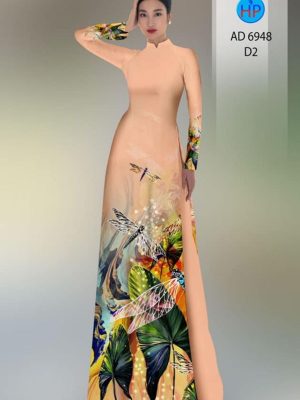 Vải áo dài hoa in 3D kiểu mới AD 6948 35 1595828191 12 Vai ao dai hoa in 3D kieu moi AD 6948