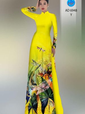 Vải áo dài hoa in 3D kiểu mới AD 6948 33 1595828191 45 Vai ao dai hoa in 3D kieu moi AD 6948