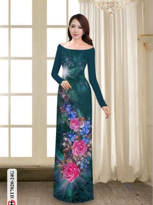 Vải áo dài hoa hồng thiết kế 2020 AD HT7020 25 1595924251 39 Vai ao dai hoa hong thiet ke 2020 AD HT7020