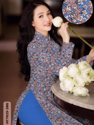 Vải áo dài hoa nhí mới ra AD HT7025 23 1595924847 140 Vai ao dai hoa nhi moi ra AD HT7025