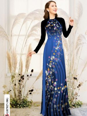 Vải áo dài hoa 3D độc đáo mới ra AD GH7027 20 1595925299 379 Vai ao dai hoa 3D doc dao moi ra AD