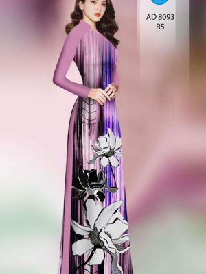 Vải áo dài hoa in 3D kiểu mới AD 8093 30 1595926994 430 Vai ao dai hoa in 3D kieu moi AD 8093