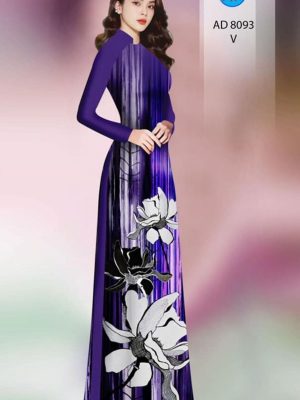 Vải áo dài hoa in 3D kiểu mới AD 8093 28 1595926994 532 Vai ao dai hoa in 3D kieu moi AD 8093