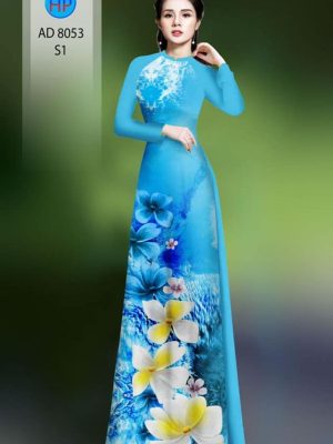 Vải áo dài hoa in 3D kiểu mới AD 8053 20 1595927947 857 Vai ao dai hoa in 3D kieu moi AD 8053