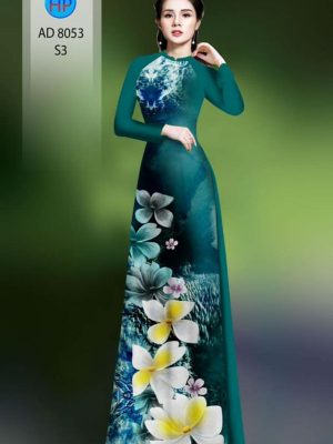 Vải áo dài hoa in 3D kiểu mới AD 8053 34 1595927949 14 Vai ao dai hoa in 3D kieu moi AD 8053