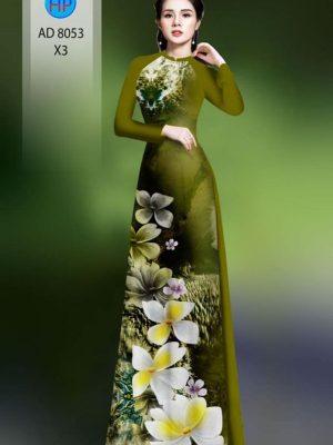 Vải áo dài hoa in 3D kiểu mới AD 8053 33 1595927949 3 Vai ao dai hoa in 3D kieu moi AD 8053