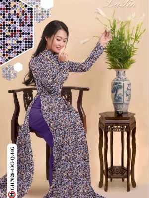 Vải áo dài hoa văn bi thiết kế 2020 AD GH7028 20 1596018296 555 Vai ao dai hoa van bi thiet ke 2020 AD