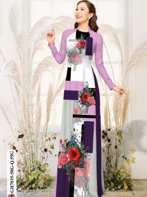 Vải áo dài hoa in 3D thiết kế 2020 AD GH7035 17 1596019903 281 Vai ao dai hoa in 3D thiet ke 2020 AD