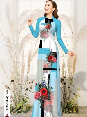 Vải áo dài hoa in 3D thiết kế 2020 AD GH7035 21 1596019903 300 Vai ao dai hoa in 3D thiet ke 2020 AD