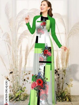Vải áo dài hoa in 3D thiết kế 2020 AD GH7035 22 1596019903 432 Vai ao dai hoa in 3D thiet ke 2020 AD