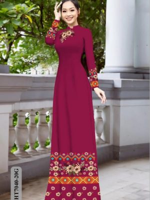 Vải áo dài hoa in 3D thiết kế 2020 AD HT7040 25 1596076879 92 Vai ao dai hoa in 3D thiet ke 2020 AD