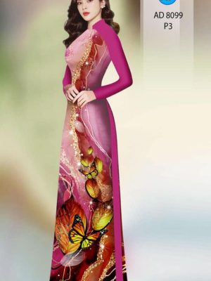 Vải áo dài hoa in 3D mới ra AD 8099 38 1596078177 715 Vai ao dai hoa in 3D moi ra AD 8099