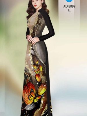 Vải áo dài hoa in 3D mới ra AD 8099 36 1596078177 889 Vai ao dai hoa in 3D moi ra AD 8099