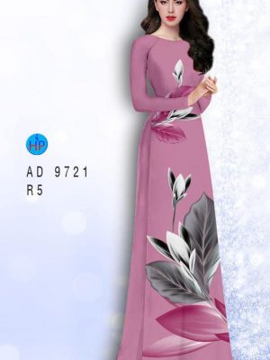 Vải áo dài hình lá thiết kế 2020 AD 9721 42 1596079088 252 Vai ao dai hinh la thiet ke 2020 AD 9721