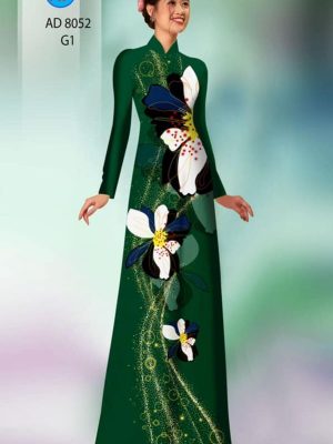 Vải áo dài hoa in 3D thiết kế 2020 AD 8052 30 1596079293 538 Vai ao dai hoa in 3D thiet ke 2020 AD