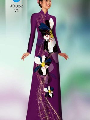 Vải áo dài hoa in 3D thiết kế 2020 AD 8052 29 1596079293 660 Vai ao dai hoa in 3D thiet ke 2020 AD