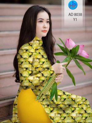 Vải áo dài hoa bồ công anh thiết kế 2020 AD 8038 22 1596079500 957 Vai ao dai hoa bo cong anh thiet ke 2020