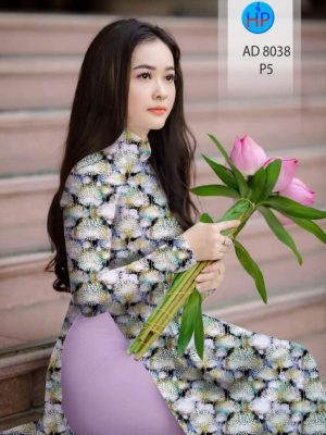 Vải áo dài hoa bồ công anh thiết kế 2020 AD 8038 25 1596079501 126 Vai ao dai hoa bo cong anh thiet ke 2020