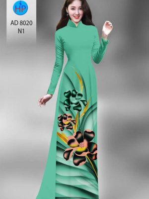 Vải áo dài hoa in 3D thiết kế 2020 AD 8020 22 1596185988 676 Vai ao dai hoa in 3D thiet ke 2020 AD