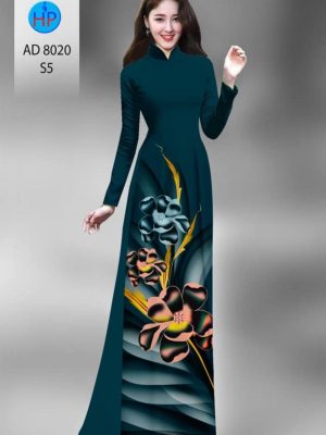 Vải áo dài hoa in 3D thiết kế 2020 AD 8020 28 1596185989 504 Vai ao dai hoa in 3D thiet ke 2020 AD