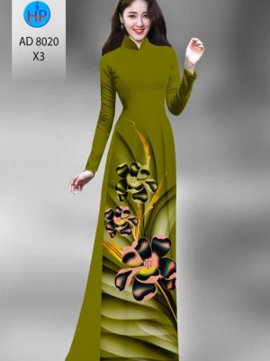 Vải áo dài hoa in 3D thiết kế 2020 AD 8020 26 1596185989 633 Vai ao dai hoa in 3D thiet ke 2020 AD