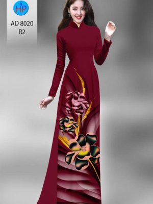 Vải áo dài hoa in 3D thiết kế 2020 AD 8020 34 1596185990 407 Vai ao dai hoa in 3D thiet ke 2020 AD
