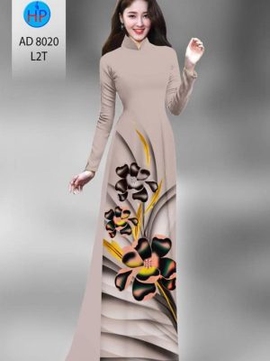 Vải áo dài hoa in 3D thiết kế 2020 AD 8020 36 1596185990 856 Vai ao dai hoa in 3D thiet ke 2020 AD