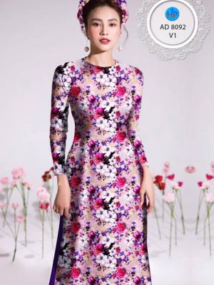 Vải áo dài hoa nhí kiểu mới AD 8092 26 1596188115 410 Vai ao dai hoa nhi kieu moi AD 8092